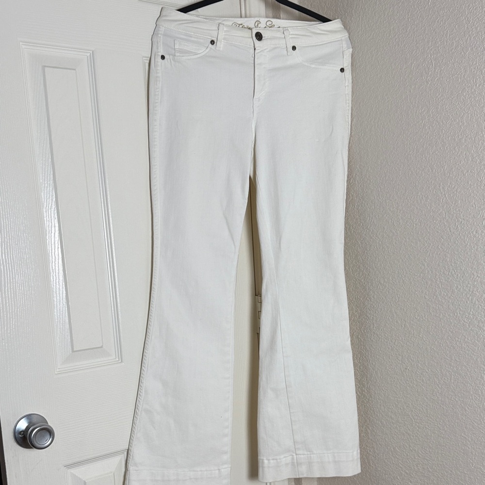 Felicity & Coco White Flare Jeans